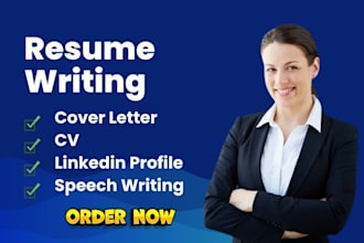 write resume, cv, cover letter, and optimize linkedin profile