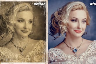 restore old photos using photoshop and ai tools