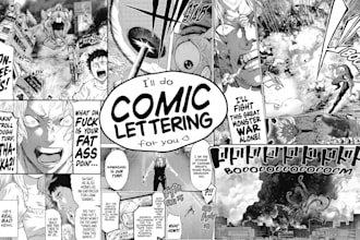 do lettering for your comic book