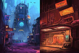 environment concept art landscape design
