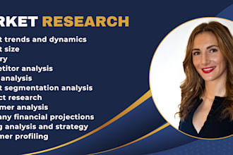 deliver a detailed market research for your business
