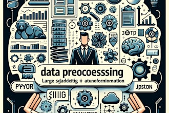 process and automate large CSV, txt, json files using python