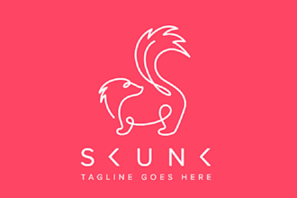 design modern pet, cat, dog, bird or animal logo