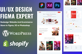 design UI UX for your website and ecommerce store in figma