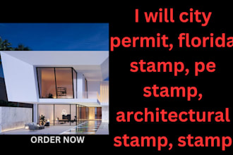 city permit, florida stamp, pe stamp, architectural stamp