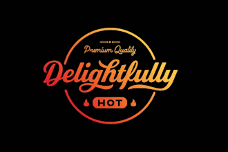 design awesome delightfully hot logo