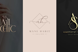 do fashion, beauty, cosmetic spa hair salon logo