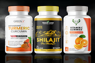 do product label design and supplement label design