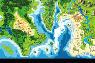draw a vector map in illustrator