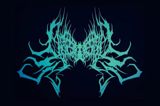 design your black, slamming, brutal, death metal band logo