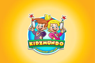 design creative amusement center logo