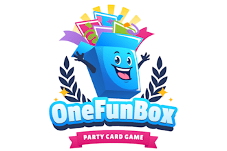 design mascot party card game logo