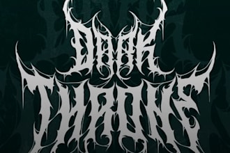 design you a brutal death metal, slamming, deathcore logo