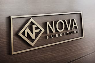design carpentry, furniture, and woodworking logo