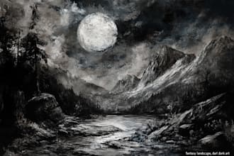 make fantasy landscape art concept lost civilizations