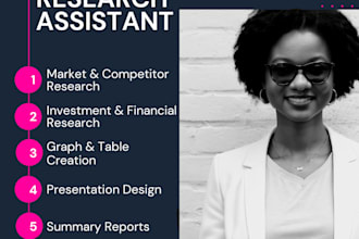 be your expert executive virtual research assistant