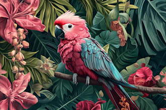 draw animal and botanical illustrations