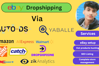 do amazon to ebay dropshipping top listing via autods