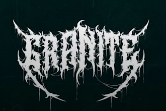 design grind, deathcore, death, heavy, and black metal logo