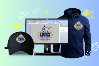 do embroidery digitizing or logo into dst,pes,jef,exp in 1 hour