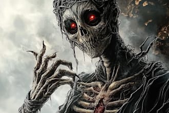 create images for characters in horror and dark fantasy