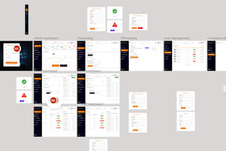 design website and mobile app wireframes, UX UI design, and figma prototypes
