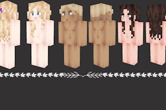 make base skins in medieval minecraft style