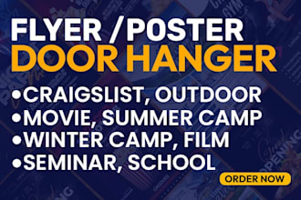 make flyer for seminar craigslist school winter camp outdoor door hanger, poster