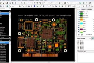 design pcb boards in altium or eagle pcb design software and create gerber