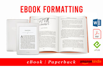 design book formatting layout KDP, kindle, ingramspark, lulu