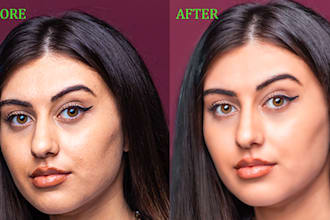image editing, natural retouch photo skin retouching