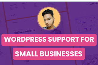 do wordpress website maintenance and wordpress support