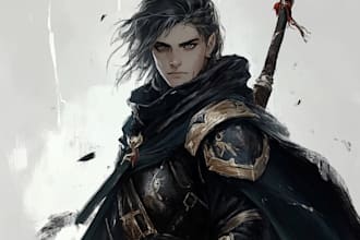 make a d and d character art and dnd art