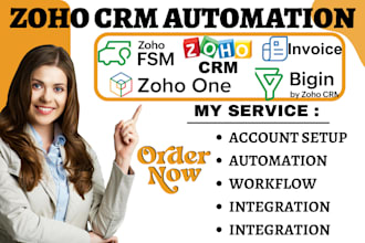 setup zoho fsm zoho invoice automation zoho bigin zoho one zoho books zoho crm
