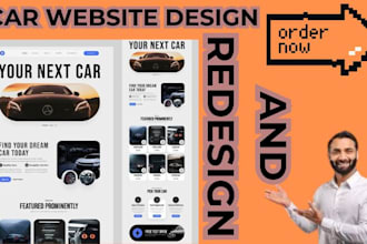 design rental car dealership website car listing website
