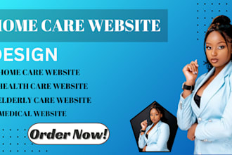 create home care website elderly care health care website