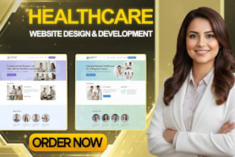 design healthcare, medical and clinic website