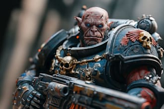 do your warhammer 40k character