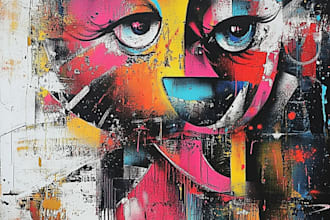 do illustration expresionism art, graffity, abstract