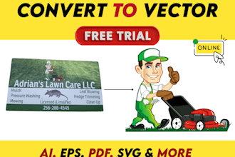 do manual vector tracing or convert to vector file asap