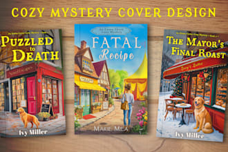 design a book cover for cozy mystery