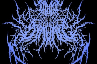 create death metal, black metal, and brutal death metal logo
