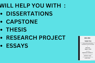 review, proofread and edit thesis, dissertation or manuscripts