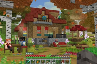 develop minecraft, 3d game, game logo, minecraft game design