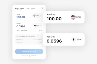 create fiat crypto payment processor, credit card to crypto payment gateway