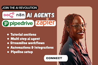 pipedrive automation n8n ai zapier smartsheet airtable excel data n8n ai agent