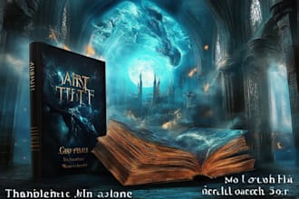 design fantasy, sci fi, horror book cover professionally