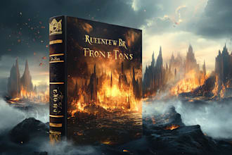 do fantasy book cover design, thriller book cover