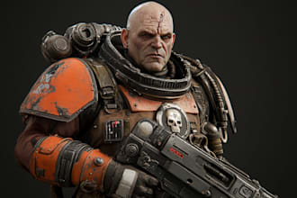 make as a favorite space marine 40k warhammer art