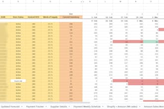 create an automated excel inventory tracker